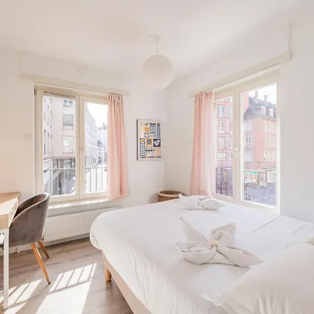 Le Strasbourgeois - Appt 60m² - 6 Voyageurs * Straatsburg
